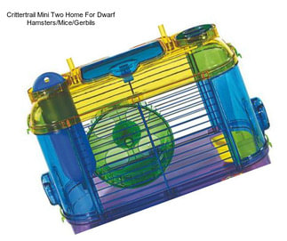 Crittertrail Mini Two Home For Dwarf Hamsters/Mice/Gerbils