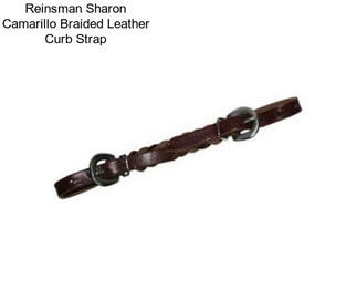Reinsman Sharon Camarillo Braided Leather Curb Strap
