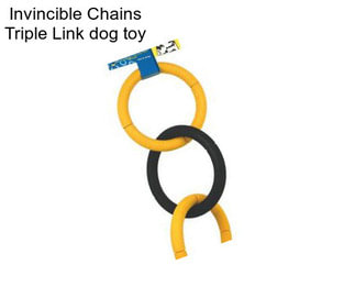 Invincible Chains Triple Link dog toy