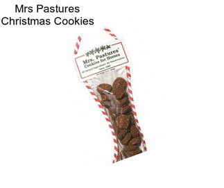 Mrs Pastures Christmas Cookies