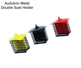 Audubon Metal Double Suet Holder