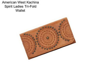 American West Kachina Spirit Ladies Tri-Fold Wallet