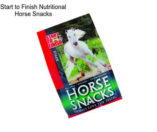 Start to Finish Nutritional Horse Snacks