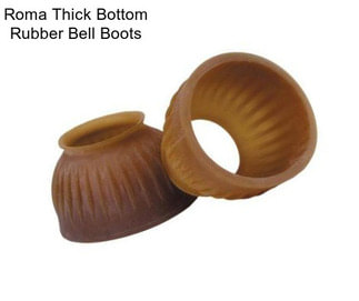 Roma Thick Bottom Rubber Bell Boots