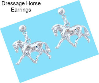 Dressage Horse Earrings