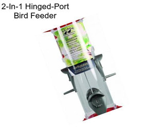 2-In-1 Hinged-Port Bird Feeder