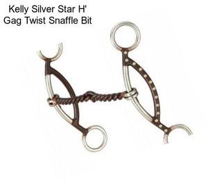 Kelly Silver Star H\' Gag Twist Snaffle Bit