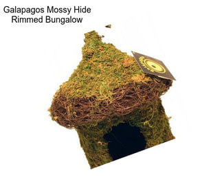 Galapagos Mossy Hide Rimmed Bungalow