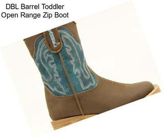 DBL Barrel Toddler Open Range Zip Boot