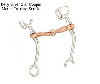 Kelly Silver Star Copper Mouth Training Snaffle