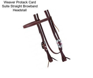 Weaver Protack Card Suite Straight Browband Headstall