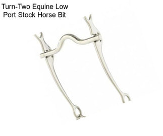 Turn-Two Equine Low Port Stock Horse Bit