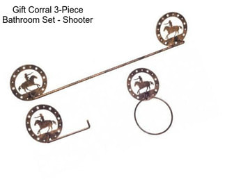 Gift Corral 3-Piece Bathroom Set - Shooter