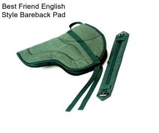 Best Friend English Style Bareback Pad