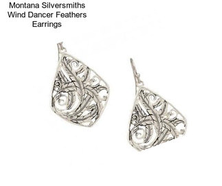 Montana Silversmiths Wind Dancer Feathers Earrings