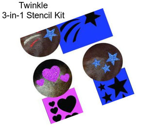Twinkle 3-in-1 Stencil Kit