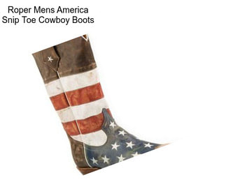 Roper Mens America Snip Toe Cowboy Boots