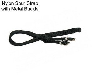 Nylon Spur Strap with Metal Buckle
