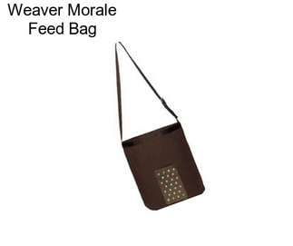 Weaver Morale Feed Bag