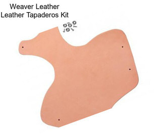 Weaver Leather Leather Tapaderos Kit