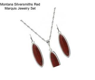 Montana Silversmiths Red Marquis Jewelry Set