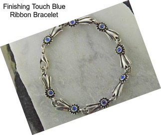 Finishing Touch Blue Ribbon Bracelet