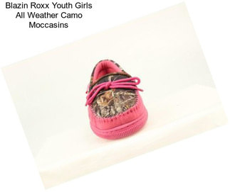 Blazin Roxx Youth Girls All Weather Camo Moccasins