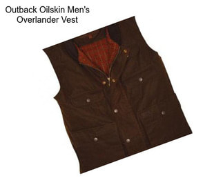 Outback Oilskin Men\'s Overlander Vest