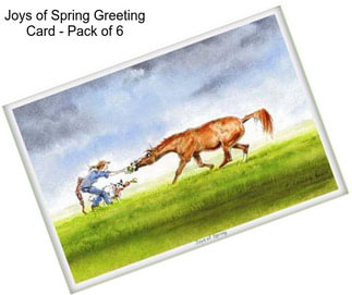 Joys of Spring Greeting Card - Pack of 6