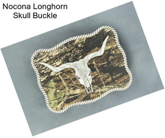 Nocona Longhorn Skull Buckle