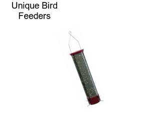 Unique Bird Feeders