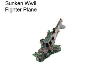 Sunken Wwii Fighter Plane