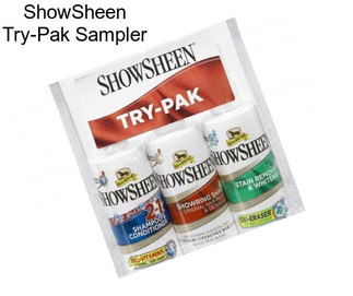 ShowSheen Try-Pak Sampler