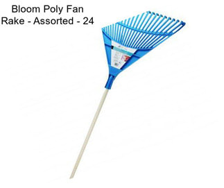 Bloom Poly Fan Rake - Assorted - 24\