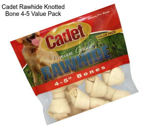 Cadet Rawhide Knotted Bone 4-5\