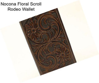 Nocona Floral Scroll Rodeo Wallet