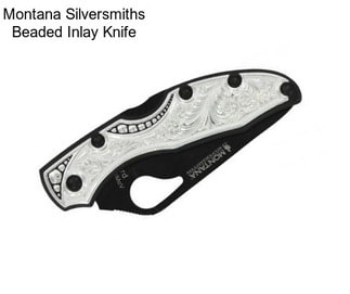Montana Silversmiths Beaded Inlay Knife