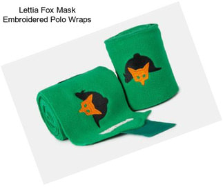 Lettia Fox Mask Embroidered Polo Wraps