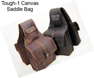 Tough-1 Canvas Saddle Bag