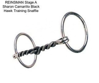 REINSMAN Stage A Sharon Camarillo Black Hawk Training Snaffle