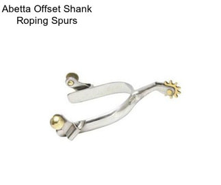 Abetta Offset Shank Roping Spurs