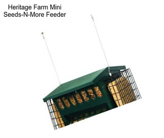 Heritage Farm Mini Seeds-N-More Feeder