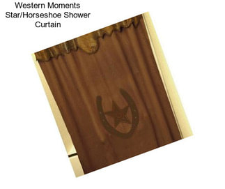 Western Moments Star/Horseshoe Shower Curtain