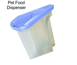 Pet Food Dispenser