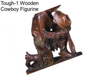 Tough-1 Wooden Cowboy Figurine