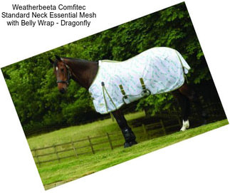 Weatherbeeta Comfitec Standard Neck Essential Mesh with Belly Wrap - Dragonfly