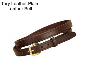 Tory Leather Plain Leather Belt