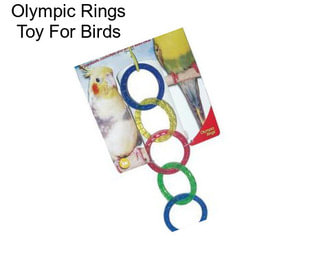 Olympic Rings Toy For Birds