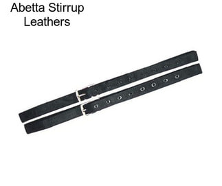 Abetta Stirrup Leathers