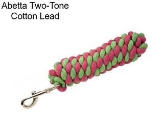 Abetta Two-Tone Cotton Lead